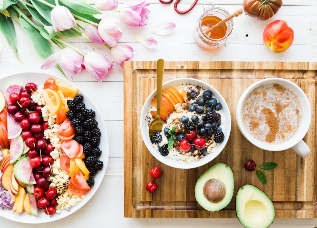 Plant-based nutrition with legumes, nuts, and colorful vegetables